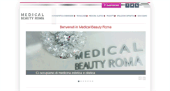 Desktop Screenshot of medicalbeautyroma.it